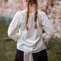 Leonardo Carbone Blouse Fleur Crème -Vetements Halloween Boutique blouse fleur creme 5