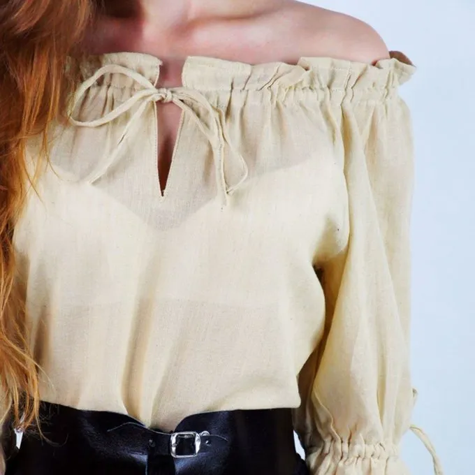 Leonardo Carbone Blouse Julia Naturelle 3 Leonardo Carbone Blouse Julia Naturelle – Image 3