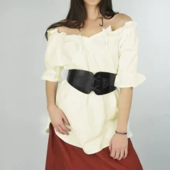 Leonardo Carbone Blouse Morgause, Crème 11 Leonardo Carbone Blouse Morgause, Crème -Vetements Halloween Boutique blouse morgause creme 5