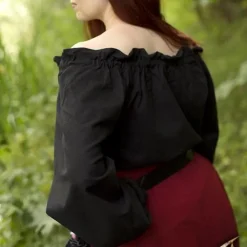 Epic Armoury Blouse Pirate Reid, Noire -Vetements Halloween Boutique blouse pirate reid noire 2