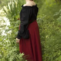 Epic Armoury Blouse Pirate Reid, Noire -Vetements Halloween Boutique blouse pirate reid noire 5