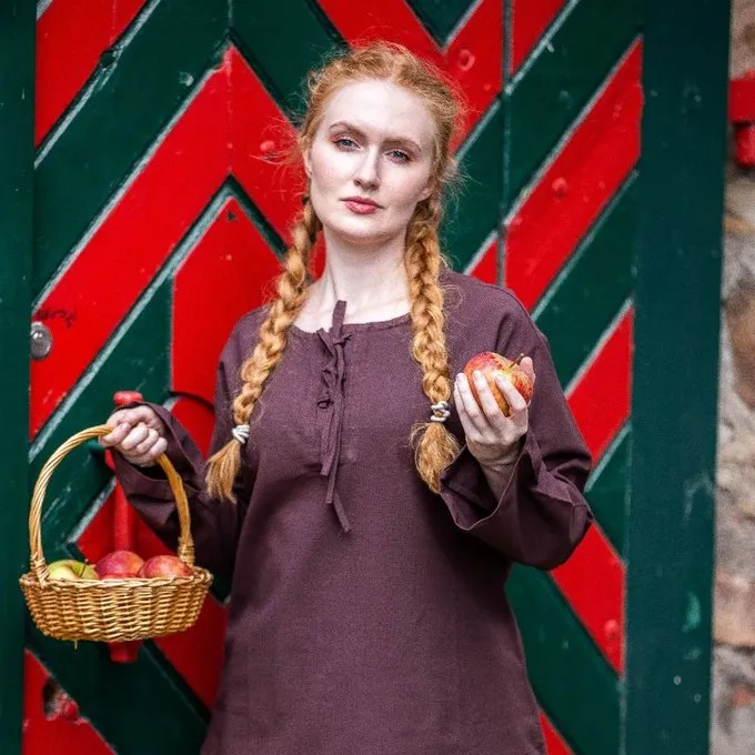 Leonardo Carbone Blouse Sofia, Marron 3 Leonardo Carbone Blouse Sofia, Marron – Image 3