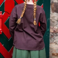 Leonardo Carbone Blouse Sofia, Marron 9 Leonardo Carbone Blouse Sofia, Marron -Vetements Halloween Boutique blouse sofia marron 3