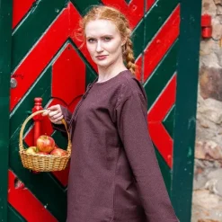 Leonardo Carbone Blouse Sofia, Marron 11 Leonardo Carbone Blouse Sofia, Marron -Vetements Halloween Boutique blouse sofia marron 5