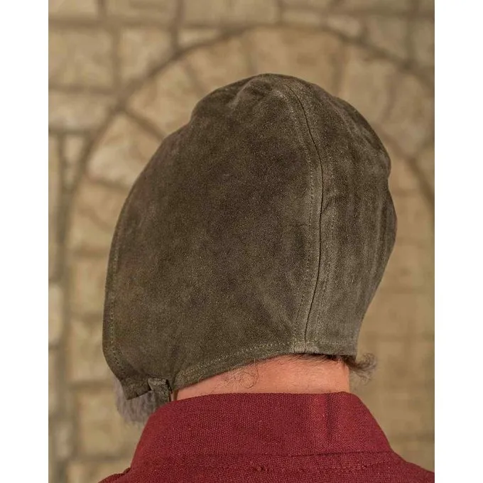 Mytholon Cap En Daim Martinus, Vert Olive 2 Mytholon Cap En Daim Martinus, Vert Olive – Image 2