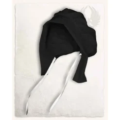 Mytholon Cap Médiévale Anna, Noir