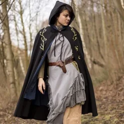 Epic Armoury Cape Brodée Terra, Noire