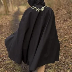 Epic Armoury Cape Brodée Terra, Noire 9 Epic Armoury Cape Brodée Terra, Noire -Vetements Halloween Boutique cape brodee terra noire 3