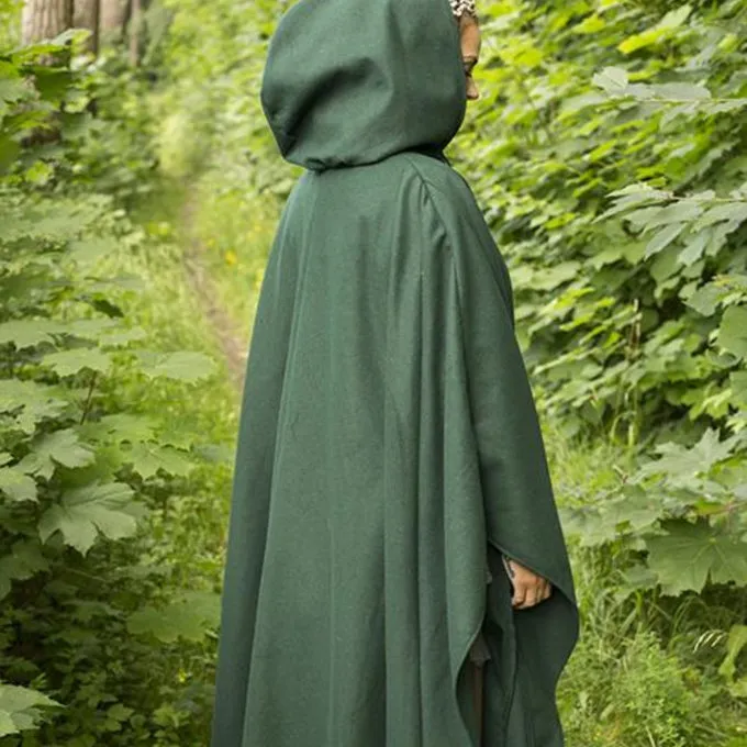 Epic Armoury Cape De Laine Voyageurs Vert 2 Epic Armoury Cape De Laine Voyageurs Vert – Image 2