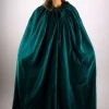 Leonardo Carbone Cape En Velours Ilja Vert