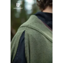 Burgschneider Cape Justus, Laine, Vert Olive -Vetements Halloween Boutique cape justus laine vert olive 4