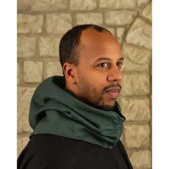 Mytholon Capuche Médiévale, Verte -Vetements Halloween Boutique capuche medievale verte 2