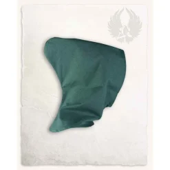 Mytholon Capuche Médiévale, Verte -Vetements Halloween Boutique capuche medievale verte 4