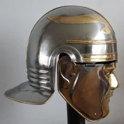 Deepeeka Casque à Visage Gaulois Impérial -Vetements Halloween Boutique casque a visage gaulois imperial 4