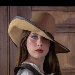 Rawblade Chapeau De Mousquette De La Croix, Brun Clair -Vetements Halloween Boutique chapeau de mousquette de la croix brun clair 4