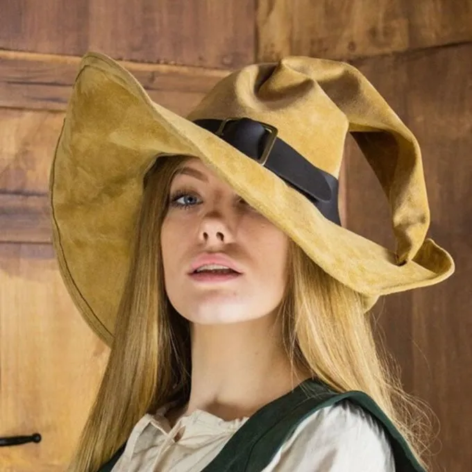 Rawblade Chapeau De Sorcière Morgana, Brun Clair 1 Rawblade Chapeau De Sorcière Morgana, Brun Clair