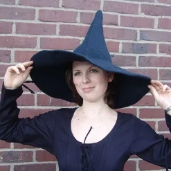 Leonardo Carbone Chapeau De Sorcières, Bleu -Vetements Halloween Boutique chapeau de sorcieres bleu 2