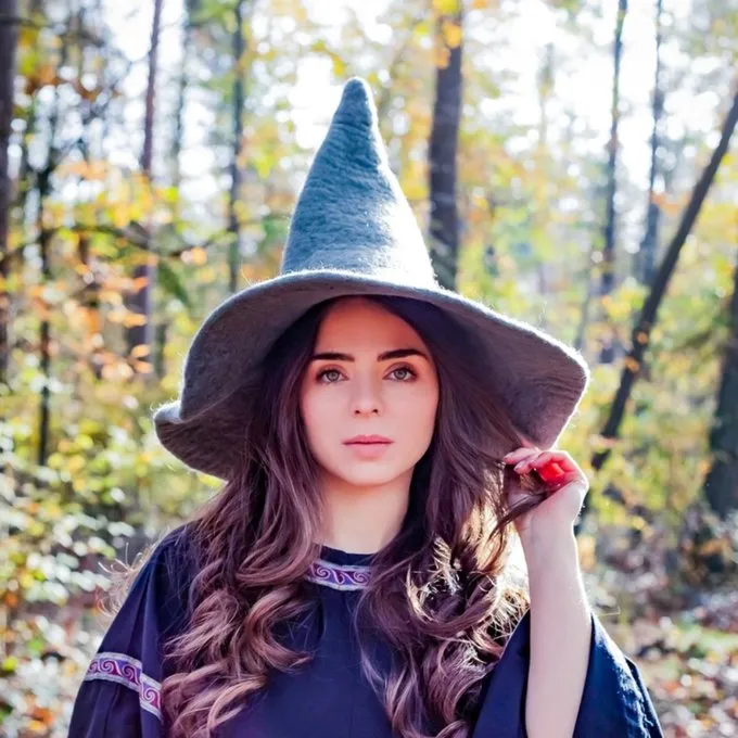 Leonardo Carbone Chapeau De Sorcières, Gris 6 Leonardo Carbone Chapeau De Sorcières, Gris – Image 6