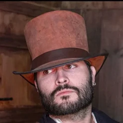 Rawblade Chapeau Du XVIIIe Siècle, Deluxe, Brun Altéré 9 Rawblade Chapeau Du XVIIIe Siècle, Deluxe, Brun Altéré -Vetements Halloween Boutique chapeau du xviiie siecle deluxe brun altere 4