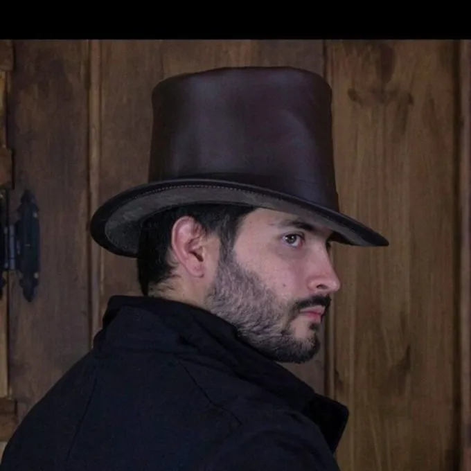 Rawblade Chapeau Du XVIIIe Siècle, Deluxe, Marron 2 Rawblade Chapeau Du XVIIIe Siècle, Deluxe, Marron – Image 2