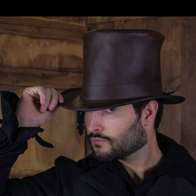 Rawblade Chapeau Du XVIIIe Siècle, Deluxe, Marron 3 Rawblade Chapeau Du XVIIIe Siècle, Deluxe, Marron – Image 3