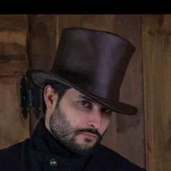 Rawblade Chapeau Du XVIIIe Siècle, Deluxe, Marron 9 Rawblade Chapeau Du XVIIIe Siècle, Deluxe, Marron -Vetements Halloween Boutique chapeau du xviiie siecle deluxe marron 4