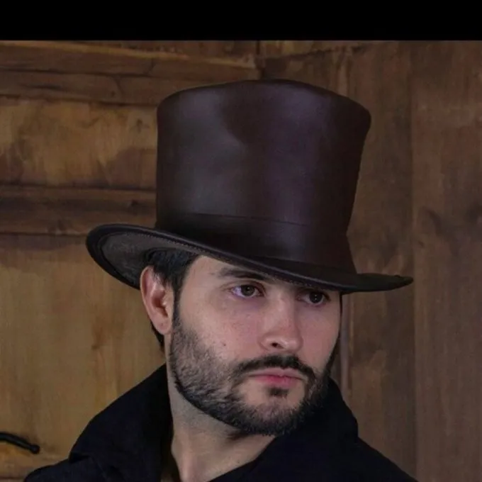 Rawblade Chapeau Du XVIIIe Siècle, Deluxe, Marron 1 Rawblade Chapeau Du XVIIIe Siècle, Deluxe, Marron