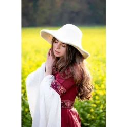 Leonardo Carbone Chapeau En Feutre Médiéval, Naturel