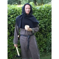 Leonardo Carbone Chaperon De Laine Paul Marron -Vetements Halloween Boutique chaperon de laine paul marron 2