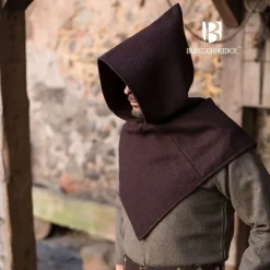 Burgschneider Chaperon Skjoldehamm, Laine, Marron -Vetements Halloween Boutique chaperon skjoldehamm laine marron 2