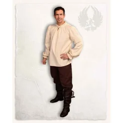 Mytholon Chemise De Pirate Bastian, Crème