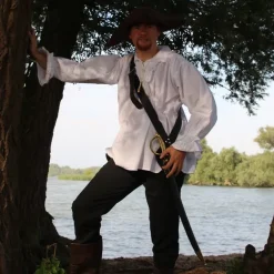 Leonardo Carbone Chemise De Pirate, Blanc