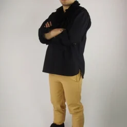 Leonardo Carbone Chemise De Pirate, Noir 5 Leonardo Carbone Chemise De Pirate, Noir -Vetements Halloween Boutique chemise de pirate noir 2