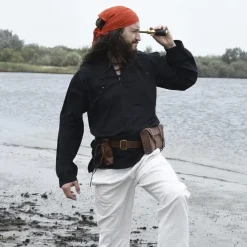 Chemise Francis, Noir -Vetements Halloween Boutique chemise francis noir 2