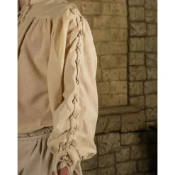Mytholon Chemise Médiévale Alex, Naturel -Vetements Halloween Boutique chemise medievale alex naturel 3