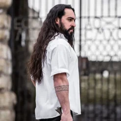 Leonardo Carbone Chemise Médiévale Avec Manches Courtes, Blanc 11 Leonardo Carbone Chemise Médiévale Avec Manches Courtes, Blanc -Vetements Halloween Boutique chemise medievale avec manches courtes blanc 5