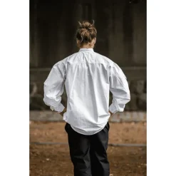 Leonardo Carbone Chemise Médiévale Dagwin, Blanc -Vetements Halloween Boutique chemise medievale dagwin blanc 5