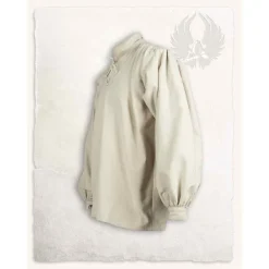 Mytholon Chemise Médiévale Jonathan, Crème -Vetements Halloween Boutique chemise medievale jonathan creme 2