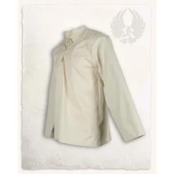 Mytholon Chemise Médiévale Leomar, Crème -Vetements Halloween Boutique chemise medievale leomar creme 2