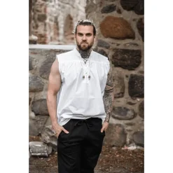 Leonardo Carbone Chemise Médiévale Louis, Blanc