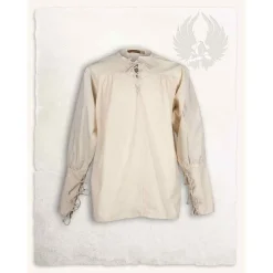 Mytholon Chemise Médiévale Simon, Naturel -Vetements Halloween Boutique chemise medievale simon naturel 5