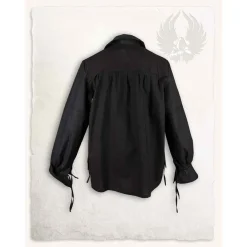 Mytholon Chemise Mousquette Tilly, Noir -Vetements Halloween Boutique chemise mousquette tilly noir 2