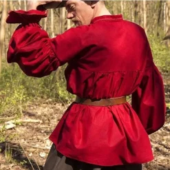 Epic Armoury Chemise Pirate Jack, Rouge -Vetements Halloween Boutique chemise pirate jack rouge 3