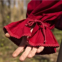 Epic Armoury Chemise Pirate Jack, Rouge -Vetements Halloween Boutique chemise pirate jack rouge 5