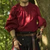 Epic Armoury Chemise Renaissance Cosimo, Rouge