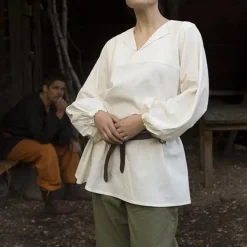 Epic Armoury Chemise Renaissance Luca, Blanche