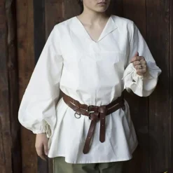 Epic Armoury Chemise Renaissance Luca, Blanche -Vetements Halloween Boutique chemise renaissance luca blanche 3