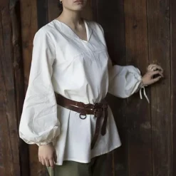 Epic Armoury Chemise Renaissance Luca, Blanche -Vetements Halloween Boutique chemise renaissance luca blanche 4