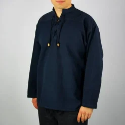 Leonardo Carbone Chemise Tissée à La Main, Noir -Vetements Halloween Boutique chemise tissee a la main noir 3