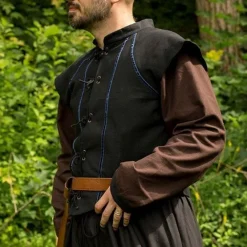 Epic Armoury Civilité Anglais Doublet Noir 7 Epic Armoury Civilité Anglais Doublet Noir -Vetements Halloween Boutique civilite anglais doublet noir 3